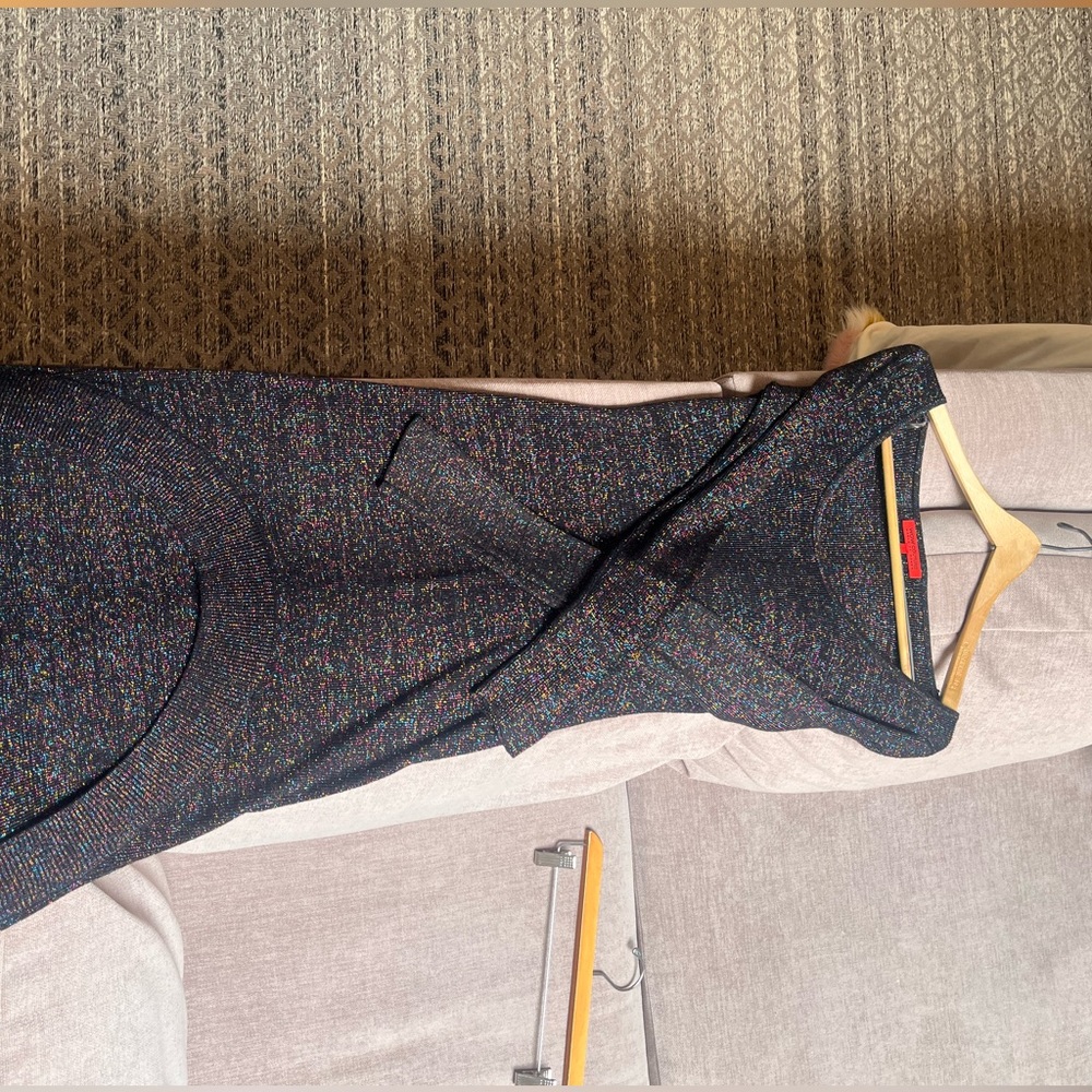 Glittery, knit dress